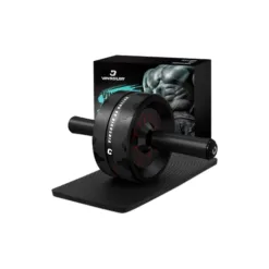 VINSGUIR Ab Roller Wheel, Abs & Core Workout Equipment for Home Gym with Knee Pad Accessories, Abdominal Wheel for Full-body Strength Training